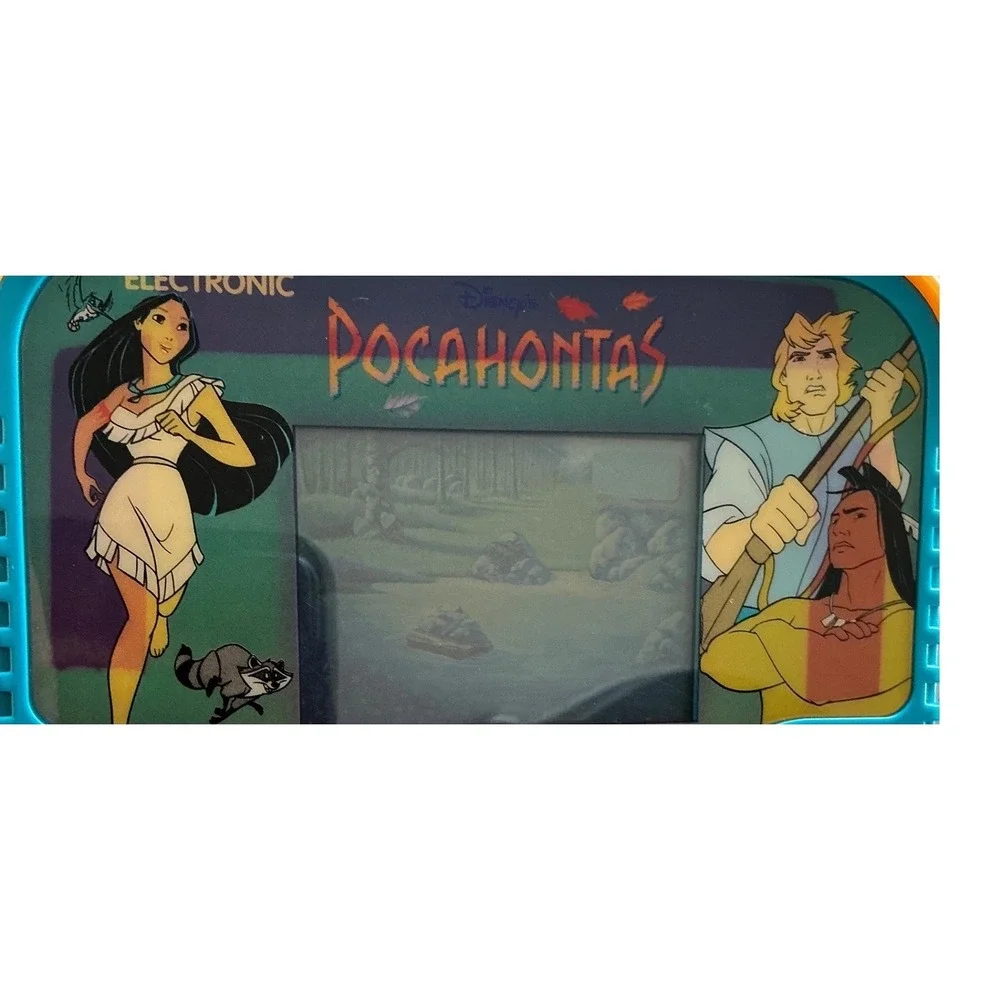 Tiger Vintage Pocahontas Handheld Electronic LCD Game Disney 1992 Retro Works
